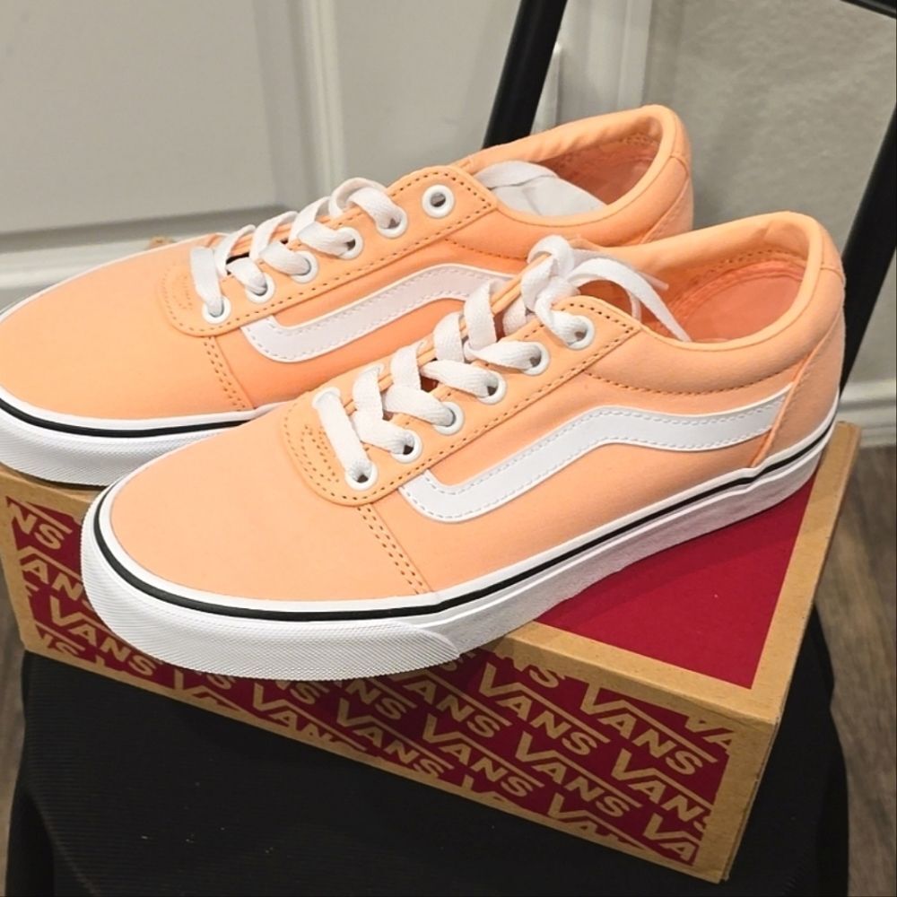 Vans Old Skool Canvas Low Top Sneaker- Tropical Peach - Picture 8 of 10